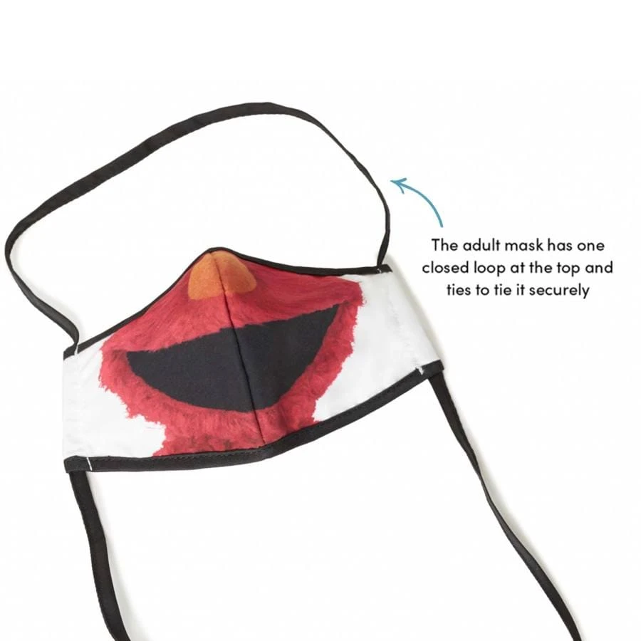 Sesame Street Elmo Adult Face Mask 4 Sesame Street Elmo Adult Face Mask - Image 2