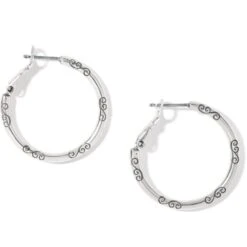 Small Hoop Charm Earrings -Jewelry Store small hoop charm earrings silver 0 cfdd4088 5251 486b 96aa cbbf6fdd55dc