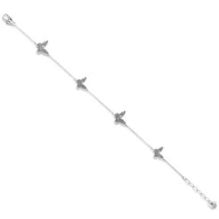 Solstice Butterfly Anklet 6 Solstice Butterfly Anklet -Jewelry Store solstice butterfly anklet silver 1