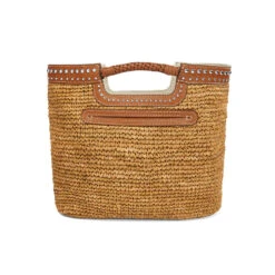 South Hampton Straw Hand Held Tote -Jewelry Store south hampton straw hand held tote natural luggage 2