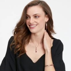 Spectrum French Wire Earrings -Jewelry Store spectrum french wire earrings red 2