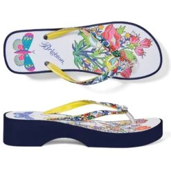 Sunny Wedge Flip Flops 8 Sunny Wedge Flip Flops -Jewelry Store sunny wedge flip flops multi 2