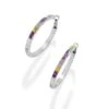 Tapestry Royal Hoop Earrings -Jewelry Store tapestry royal hoop earrings gold tanzanite 0