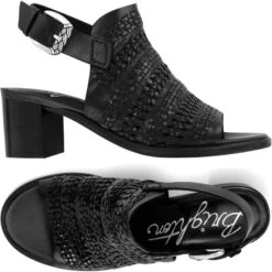 Twine Woven Sandals -Jewelry Store twine woven sandals black 1