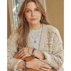 Twinkle Splendor Droplet Necklace -Jewelry Store twinkle splendor droplet necklace silver 2